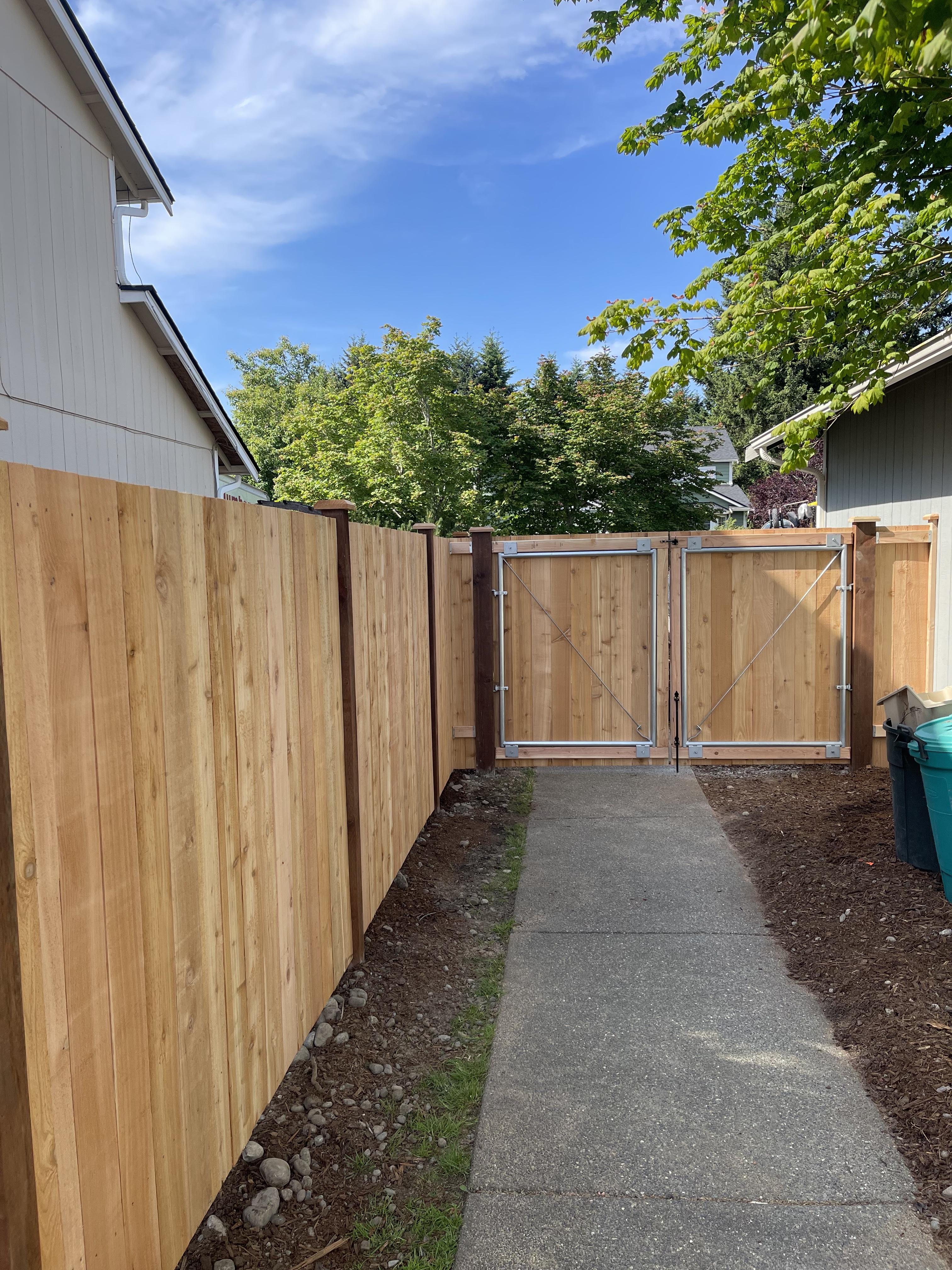 Wood To Steel Gate