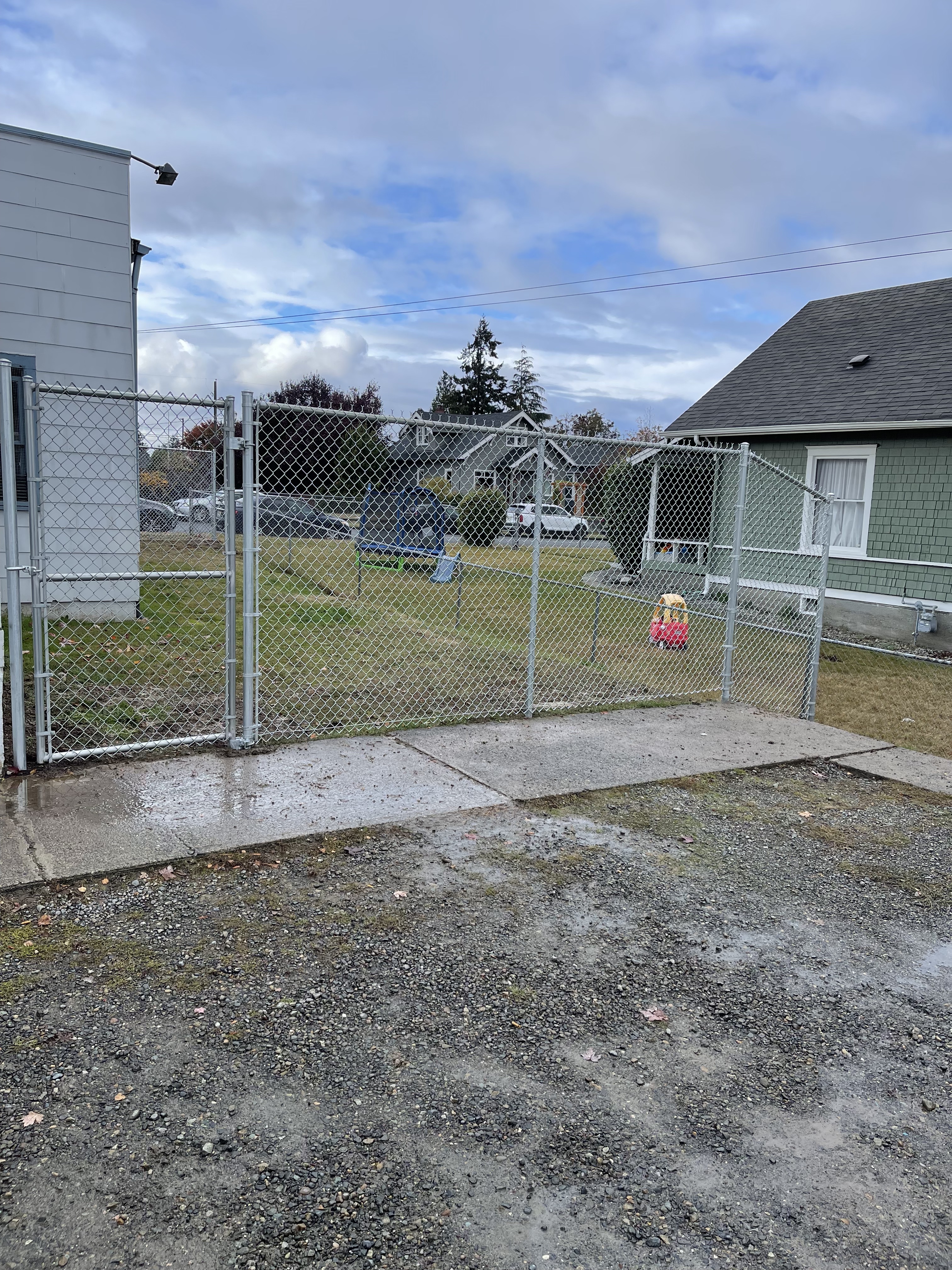 Galvanized Commercial Chainlink