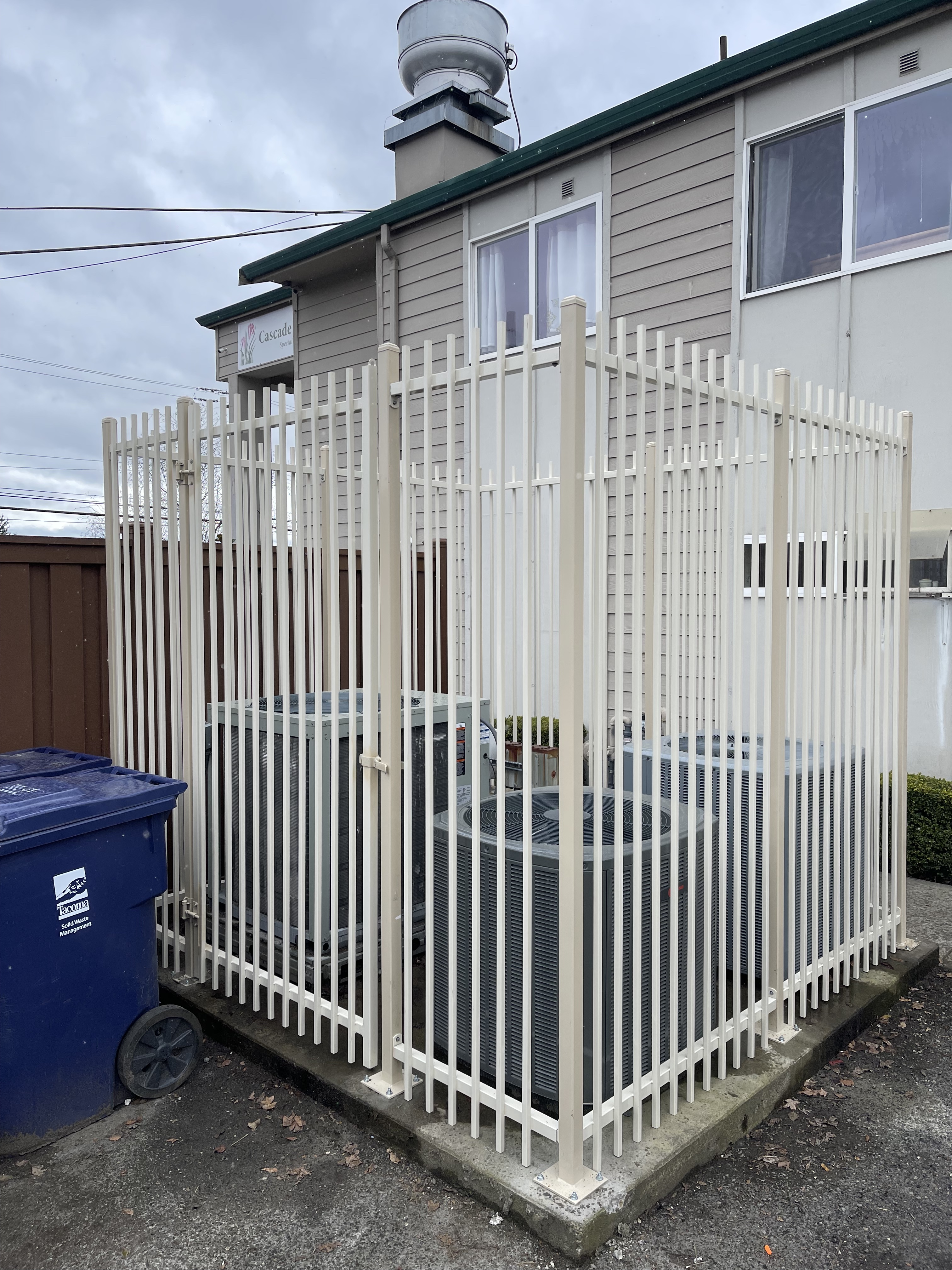 Custom Beige Ornamental Iron