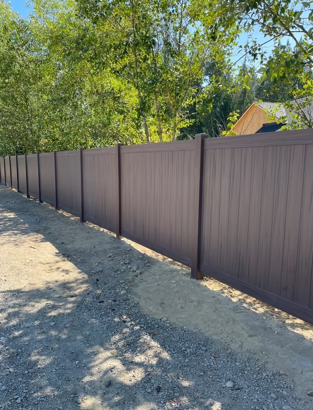 Esspresso Brown Privacy Fence